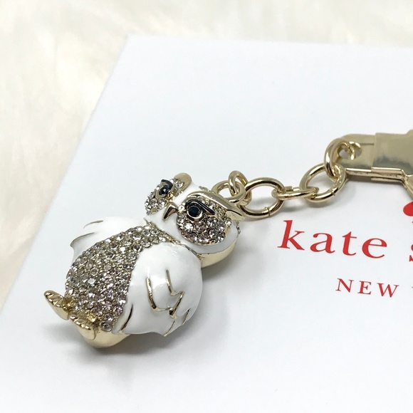 KATE SPADE ♠️ Owl Keychain NWT - Picture 3 of 4